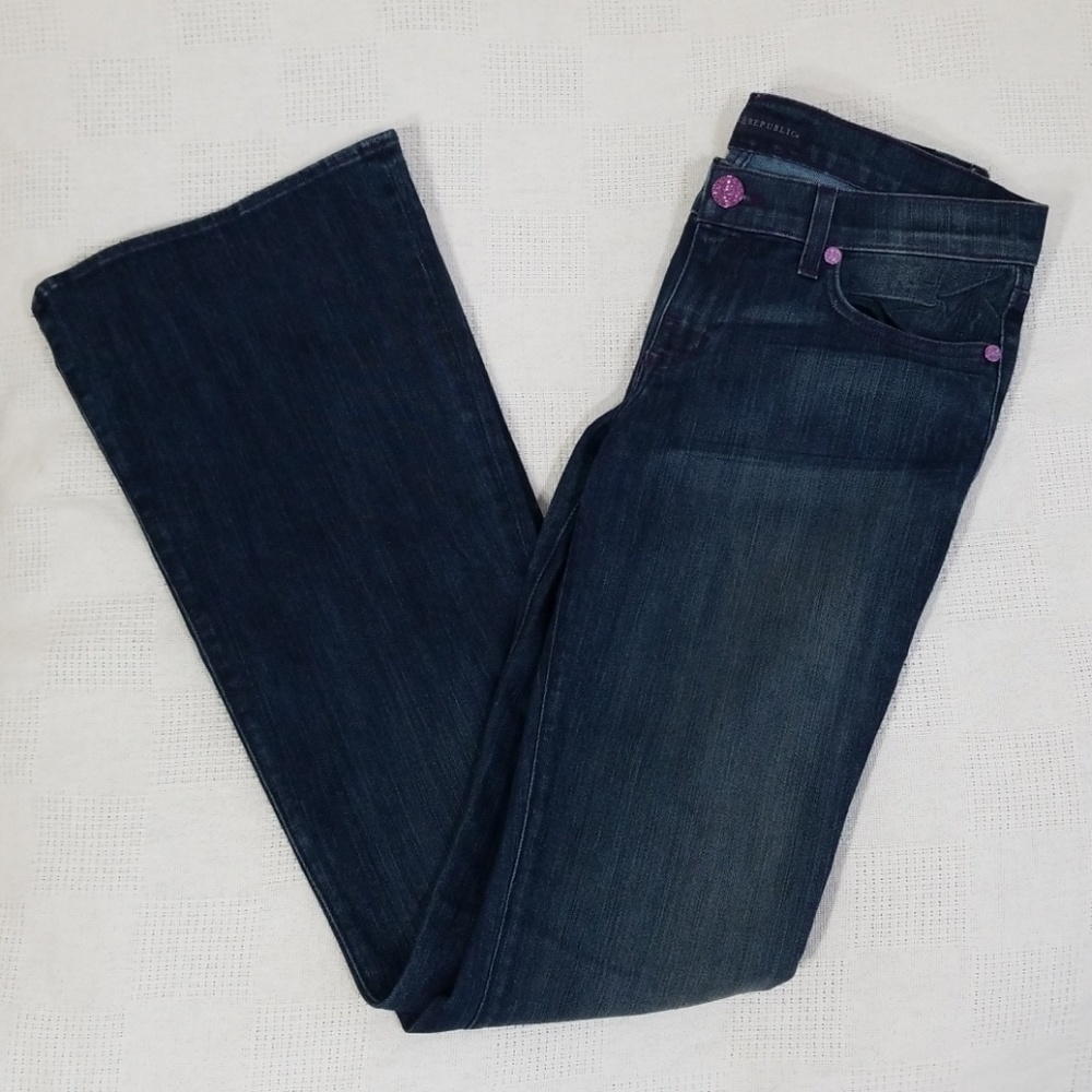 Rock & Republic Dark Wash Bootcut Jeans 29
